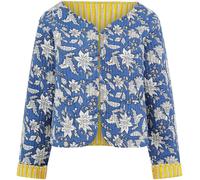 Yumi Yumi Blue Animal Reversible Quilted 100% Cotton Jacket