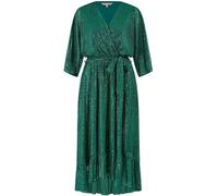 Yumi Yumi Sequin Kimono Mi-long Robe enveloppante Vert 20
