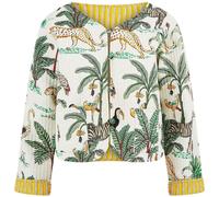 Yumi Yumi White Animal Reversible Quilted 100% Cotton Jacket