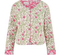 Yumi Yumi White Off Animal Reversible Quilted 100% Cotton Jacket