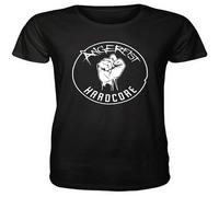 YUMIAN Angerfist T Shirt Hardcore Techno Gabber MOH Dutch Rave Scene Terror Music Raver Black XXL