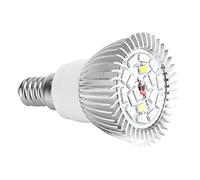 YUMILI 18 W LED Plante Spectre Complet Lvent la Lampe Ampoule, E27/E14/Gu10 Fleur Légère de Croissance pour Hydroponie, éclairage de Serre, Croissance des Plantes, Floraison, Fructification, 85-265 V
