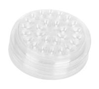 YUMILI 50 -stcs Porte-colle à cils jetable Transparent Plastique Eye Saucisse Extension Support de colle