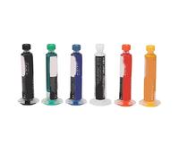 YUMILI 6PCS Encre de masque de soudure, 10cc Encre Masque Soudure à Durcissement à La Lumière UV, Photopolymérisation UV Encre De Résistance à La Soudure, Pcb Bga Solder Mask Ink Peinture Réparation