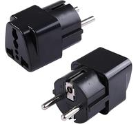 YUMILI Adaptateur de Voyage Universel AU vers UE, Convertisseur de Prise Europe AC 250V 10A, Prise d'alimentation Européenne UE, AU/US/UK Conversion Europe/FR/DE 2500W, pour la Maison et Les Voyages