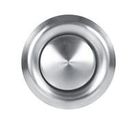 YUMILI Grille D'aération Réglable, 3 Tailles En Acier Inoxydable Grille D'aération Mur Plafond Rond Couvercle De Conduit De Ventilation Pour Salle De Bain Bureau Cuisine(125mm)