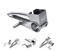 YUMILI Râpe À Fromage Rotative Multifonction Kitchen Craft En Acier Inoxydable Avec Manivelle Pour Parmesan Et Légumes Râpe De Cuisine Professionnelle Durable Facile À Utiliser