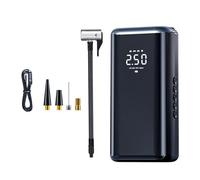 YUMILI Rechargeable Cordless Tire Inflator, 150PSI Portable Air Compressor -with 4 Modes for Car/Motorcycle/Bike 4500mAh Battery, Type-C Fast Charge, Power Bank (ST-210A)