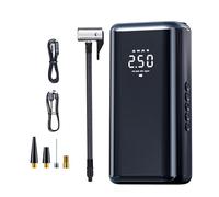 YUMILI Rechargeable Cordless Tire Inflator, 150PSI Portable Air Compressor -with 4 Modes for Car/Motorcycle/Bike 4500mAh Battery, Type-C Fast Charge, Power Bank (ST-210C)