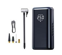 YUMILI Rechargeable Cordless Tire Inflator, 150PSI Portable Air Compressor -with 4 Modes for Car/Motorcycle/Bike 4500mAh Battery, Type-C Fast Charge, Power Bank (ST-210B)