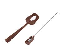 YUMILI Thermomètre Cuisson Numérique Spatule - Sonde Longue Inox Résistante, Écran LCD Digital pour Chocolat, Sirop, Crèmes, Sauces, Pâtisserie