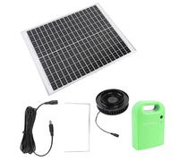 YUMILI Ventilateur de toit solaire 20W, moteur sans balais, ventilateur d'extraction avec panneau solaire pour grenier, hangar d'usine, tuyau de 110MM 160MM