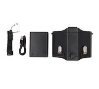 YUMILI Ventilateur portable à pince de taille, batterie rechargeable 10 000 mAh, vitesse variable, conception 3 en 1, ventilateur portatif à suspendre autour du cou pour le travail en