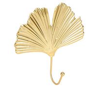 YUMILI Wall Hooks Bathroom Kitchen Mini Hanging Hook Stylish Iron Hand Welded Hand Painted Multi Purpose Decorative Hooks for Home Decor Housewarming Gifting Living Room Bedroom Porch (Golden C)