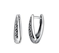 Yumilok Boucles d'oreilles Inoxydable Vintage Hommes Femmes Créatives Triangle Bagues d'oreilles Street Hippie Anneau d'oreille Bijoux Fantaisie Créoles Adolescents Décoration