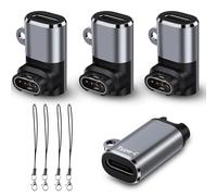 YUMIPDD Pack de 4 Adaptateurs USB C vers Garmin, Adaptateurs de câble Charge USB C Compatibles avec Garmin Fenix 8/7/7X/7S/6, Vivoactive 6 5 4S Forerunner 165/965/955/945/265/255/55