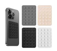 YUMIPDD Ventouse Telephone Portable en Silicone Face Support,Lot de 4 Ventouse unilatérale en Silicone Ventouse Telephone, Support de Téléphone Portable, Antidérapant pour Selfies et Vidéos