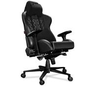 YUMISU 2050 Chaise Gaming Ergonomique - Siège Chaise Ordinateur de Gamer Confortable - Chaises Fauteuil Bureaux - Office Gaming Chair - Cuir synthétique - 150 kg (Noir)
