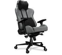 Yumisu 2050 Cloud Black chaise de bureau, gris-noir, revêtement tissu, chaise gaming gris-noir, accoudoirs 4D