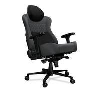 YUMISU 2052F Chaise Gaming Ergonomique - Siège Chaise Ordinateur de Gamer Confortable - Chaises Fauteuil Bureaux - Office Gaming Chair - 180 kg (Gris/Noir)
