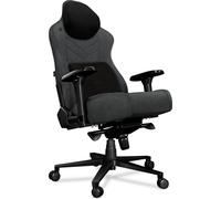 YUMISU 2053 Magnetic Fabric Gray Black Office Gaming Chair, Fabric Gray Black