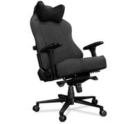 YUMISU 2054 Chaise Gaming Ergonomique - Siège Chaise Ordinateur de Gamer Confortable - Chaises Fauteuil Bureaux - Office Gaming Chair - Velours - 150 kg (Gris/Noir)