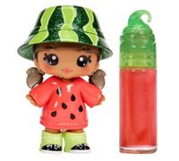 Yummiland - 1 poupée 10 cm et un gloss pailleté à créer - Maya - Goût Pastèque - Dès 4ans