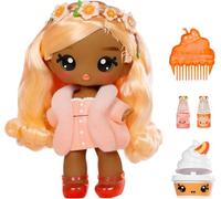 Yummiland Grande Poupée et Gloss Personnage Num Nom - Piper Peach - Poupée Parfumée avec Kit de Gloss DIY - Convient aux Enfants de 4 Ans et Plus