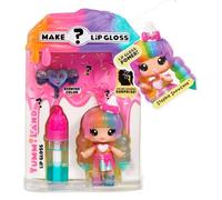 Yummiland Lip Gloss Doll : Mystery Color Change - Stephie Snowcone - Comprend 1 Poupée, Lip Gloss DIY + Porte-Clés Amovible, Jeu Cosmétique, Collection, pour Enfants de 4 Ans et Plus