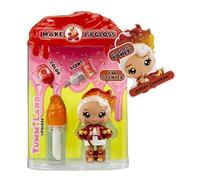 MGA Entertainment Yummiland Lip Gloss Doll Series 2- Cinnamon Spice (Amber Cinnamon), Poupée