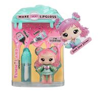MGA Entertainment Poupée Yummiland Lip Gloss Susie Sour Straw (Réglisse) – Kit DIY, dès 4 ans