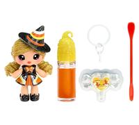 Yummiland x Halloween Lip Gloss Doll - Cassie Treats - Comprend 1 Poupée, Lip Gloss DIY + Porte-Clé, Jeu Cosmétique, Collection Saisonnière, Pour Enfants de 4 Ans et Plus