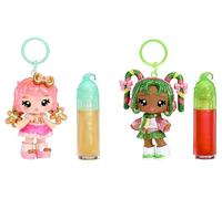Yummiland x Holiday Lip Gloss Doll - Comprend 1 Poupée, Lip Gloss DIY + Porte-Clé, Jeu Cosmétique, Collection Saisonnière, pour Enfants de 4 Ans et Plus