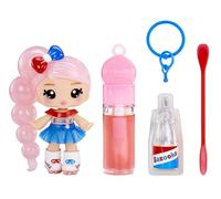Yummiland x Licensed Sweets Lip Gloss Doll: Bazooka Bubble Gum - JoJo Bubblegum - Comprend 1 Poupée, Lip Gloss DIY + Porte-Clés Amovible, Jeu Cosmétique, Collection, pour Enfants de 4 Ans et Plus