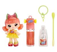 Yummiland x Licensed Sweets Lip Gloss Doll: Jolly Rancher - Mimi Watermelon - Comprend 1 Poupée, Lip Gloss DIY + Porte-Clés Amovible, Jeu Cosmétique, Collection, Pour Enfants de 4 Ans et Plus
