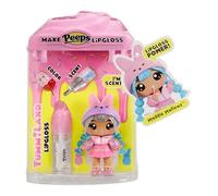 Yummiland x Peeps Poupée Lip Gloss - Maddie Mallows - 1 Poupée avec Vêtements Personnalisables et Kit Lip Gloss avec Une Couleur Unique, Un Parfum et Une Base Transparente, pour Enfants de 4 Ans et +