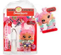 Yummiland x Sweethearts Lip Gloss Doll - Lily Hearts - Avec un Kit Gloss à Faire Soi-Même, Dès 4 Ans