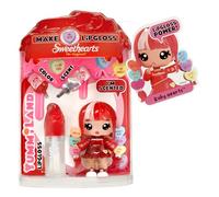 Yummiland x Sweethearts Lip Gloss Doll - Ruby Hearts - Avec un Kit Gloss à Faire Soi-Même, Dès 4 Ans