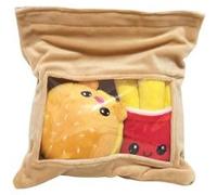Yummis - Pack 2 peluches Yummis Together Burger & Fries in Take Away Bag 21 cm G