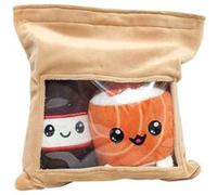 Joy Toy Peluches Yummis Together Uramaki et SOYA – Lot de 2, 15 cm, sac en peluche 21 x 21 cm