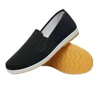 Yummsion Anciennes chaussures en tissu de Pékin, chaussures traditionnelles chinoises Kung Fu, chaussures de kung fu chinoises, vieilles chaussures d'arts martiaux, chaussures taichi, confortables
