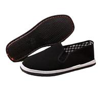 Yummsion Anciennes chaussures en tissu de Pékin, chaussures traditionnelles chinoises Kung Fu, chaussures de kung fu chinoises, vieilles chaussures d'arts martiaux, chaussures taichi, confortables