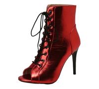 Yummsion Chaussure De Danse Heels,Danse De Salon Heels,Heels Dance Shoes,Chaussures Heels Dance,Respirant,RéSistantes à l'usure,AntidéRapantes,pour Danse De Salon,Spectacles Et FêTes