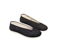 Yummsion Chaussures Traditionnelles,Kung Fu Tai Chi Arts Martiaux Chaussures,Chaussures en Toile Femme Hommes,Unisexe,Confortable,Léger,pour Arts Martiaux Tai Chi,Qi Gong,Kung Fu Wing Chun