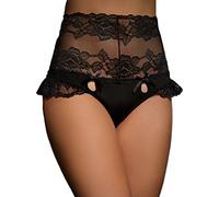 Yummy Bee - Dessous Taille Haute Français Culotte en Dentelle Shorty Lingerie Grande Taille 36-44 (40)
