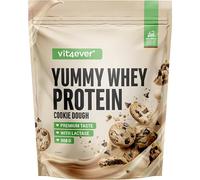 Yummy Whey Protéine Poudre - Cookie Dough - Jusqu'à 22,5g de protéines par portion - Shake Protéiné Premium avec lactase & petit-lait allemand (908g)