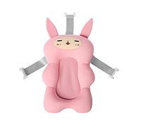 yummyfood Bain Bébé, Tapis Bain pour Nouveau-né Oreiller Bain Bébé Pliable Antidérapant Siège Baignoire Nouveau-né pour Les Nouveau-nés Les Tout-Petits, Sûrs Et Non Toxiques