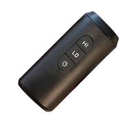 Yumneo Bouchon d'aboiement pour chien - Appareil de contrôle des aboiements à ultrasons à double tête, lampe de poche LED rechargeable, outil d'entraînement pour la correction du comportement