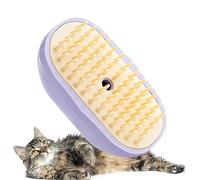 Yumneo Spritz Peigne Defur pour chiens, brosse à vapeur multifonction rechargeable pour chat - Fournitures pour animaux de compagnie, peigne de massage pour carottes pour chats, épilateur de poils de