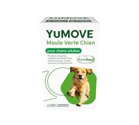 YuMOVE Arthrose Chien - Complément pour Les articulations du Chien - 120 comprimés Contenant ActivEase, moules Vertes, glucosamine et chondroïtine -Triple Action pour Le Soutien articulaire